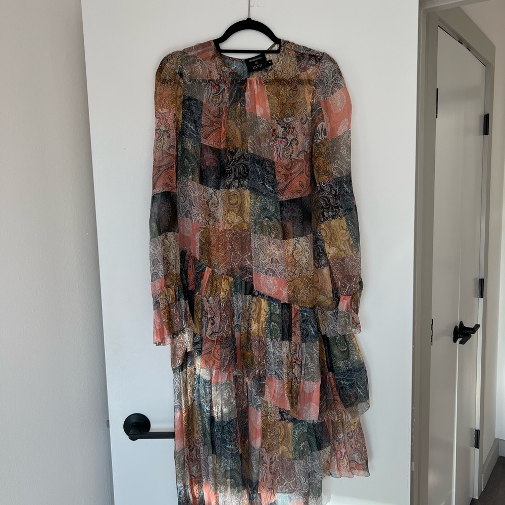 Zimmerman  silk dress size 2/missing belt